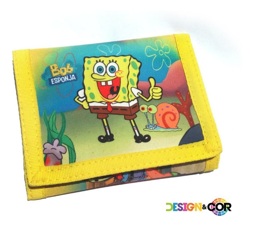 Carteira Infantil Bob Esponja