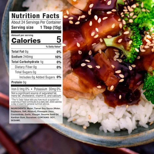 G Hughes Salsa Teriyaki Sin AzĂșcar,gluten,salsa Keto