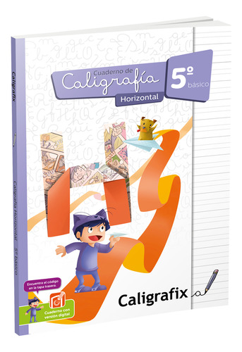 Libro Caligrafía Horizontal - 5 Básico - Caligrafix