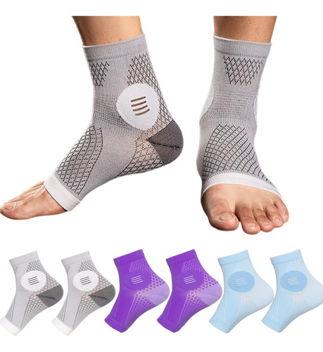 Calcetines De Compresión Para Aliviar El Dolor De Pies, 3 Pa