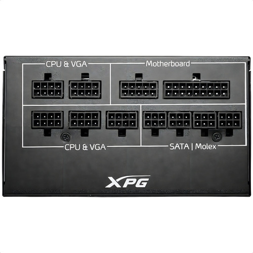 Fuente De Poder Xpg Core Reactor 750w, 80 Plus Gold, Modular