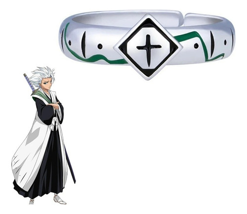 Anillo Toshiro Hitsugaya Anime Bleach Capitan Hielo Zanpakut