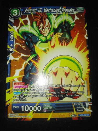 Android 16, Mechanical Prowess - Malic-carta Dragon Ball Tcg