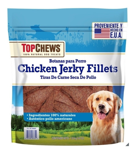 Tiras De Carne Seca De Pollo Top Chews 1.36 KgGc