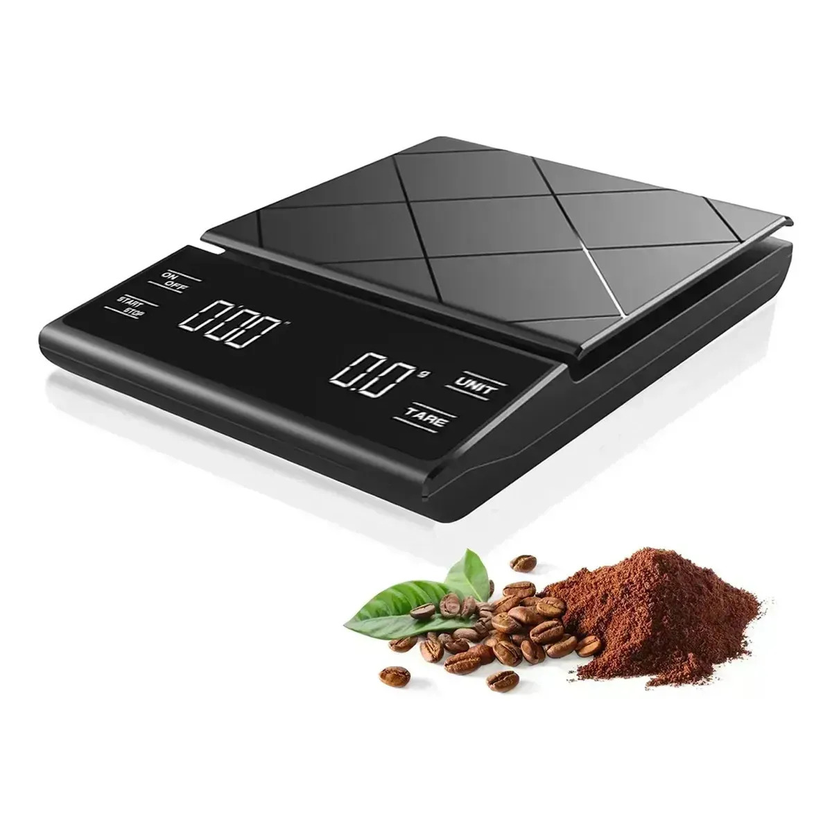 LUMVA Balança De Cozinha 0,1g Recarregável Alta Precisão 10 Kg