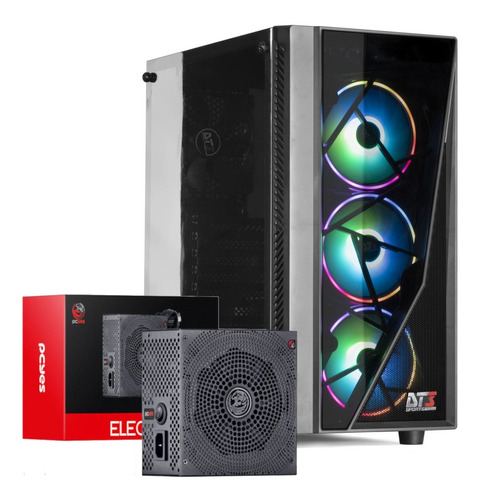 Gabinete Gamer Dt3 Sports Lynx Fonte Pcyes 650w Electro V2