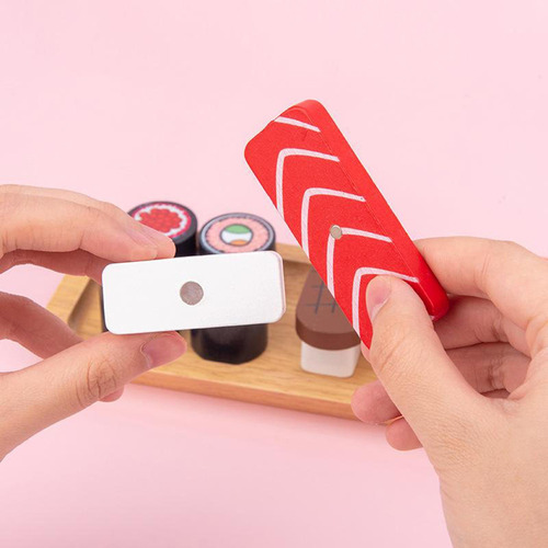 ) Juego De Sushi De Madera Juego De Juguetes De Comida, Para