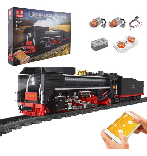 Mould King 12003 Kits De Construcción De Trenes Para Niños