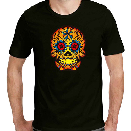 Remeras Hombre Día De Los Muertos México |de Hoy No Pasa| 5