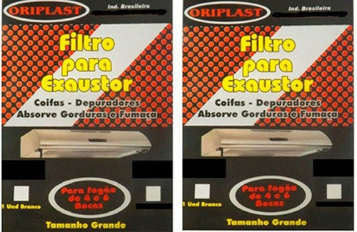 Filtro Exaustor, Depurador Suggar 75x60cm 02unid Anti Chamas