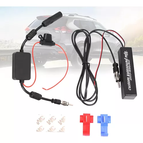 Amplificador De Antena De Coche Ksaauto, 12 V, Estéreo Fm Am