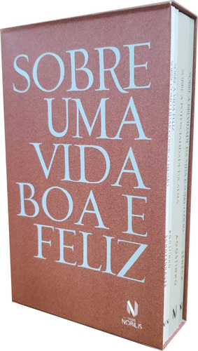 Sobre uma vida boa e feliz - Caixa com 4 volumes, de Séneca. Editorial Vozes Nobilis, capa mole em português, 2022