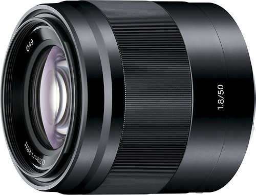 Lente Sony Montura E De Retrato Fe 50 Mm F1.8 Oss | Sel50f18