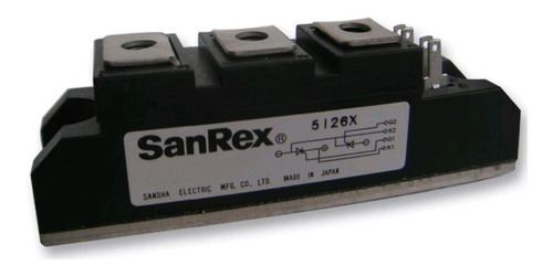 Semipack Sanrex (japon) Tiristor Tiristor 62a / Rms 400v