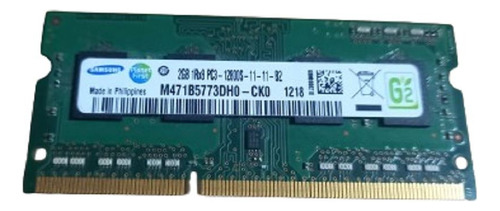 Memoria Notebook Ddr3 2gb 1rx8 Pc3-12800s-11-11-b2 (Usado)