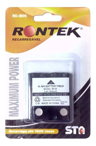 Bateria P/ Motorola / Intelbras Talkabout Bp38  4,8v 700mah