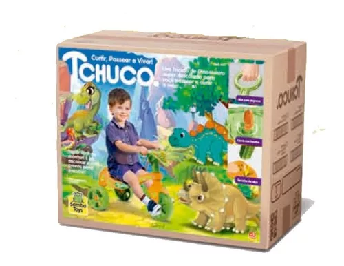 Triciclo Motoca Infantil Unicórnio Com Haste Tchuco Samba Toys