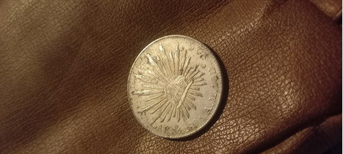 Moneda De Plata  8 Reales Mexico Mo.1891 Am 10d 20g