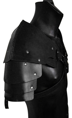 2 Hombro Medieval Pauldron Pirate Steampunk Para Negro