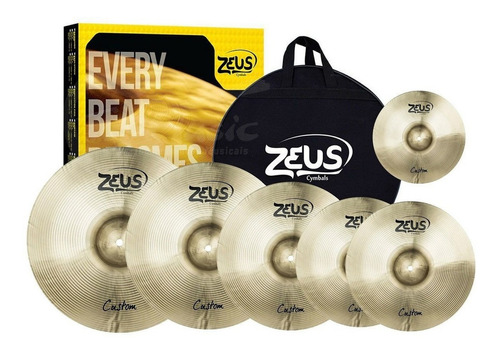 Kit Pratos Zeus Custom Set E 10 14 16 18 20 + Bag