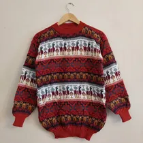 Comprar Sweater Pullover Lana De Alpaca - Llamitas Xl Especial