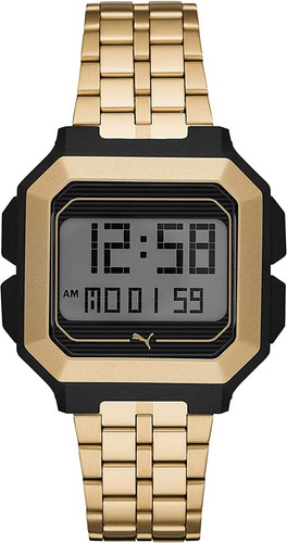 Círculo de rodamiento Fangoso realimentación Reloj Puma Dorado Para Hombre Remix Digital Regalo | Meses sin intereses