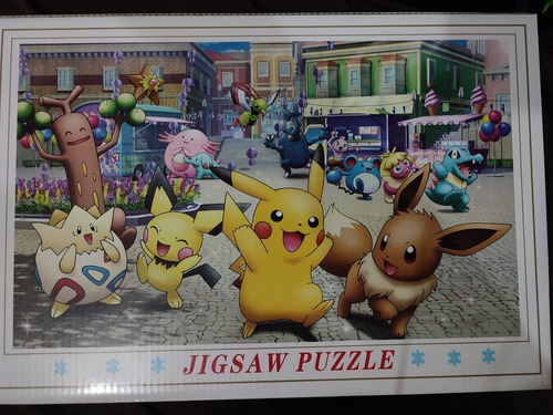 Rompecabezas Pokemon 1000 Piezas Pikachu Eevee