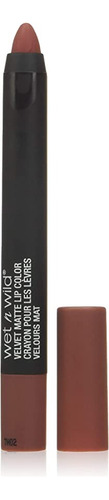 Wet N Wild Velvet Matte Lip Color Crayon Para Labios