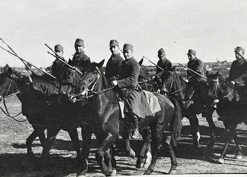 Fotos Caballería Instrucción De Combate -1945- Militaria