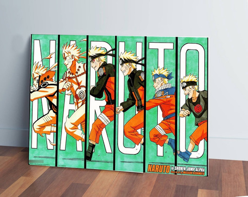 Cuadro Naruto Shippuude Uzumaki 37 30x40 Mdf Memoestampados