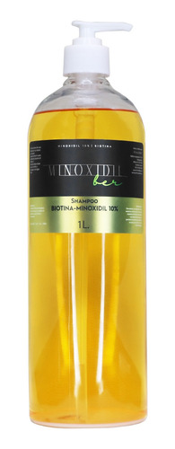 Shampoo Premium Minoxidil 10% Con Biotina 1l Cabello Y Barba