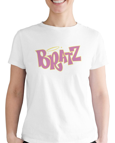 Playera Caricatura Muñecas Moda Cloe Yasmin Logo Bratz 