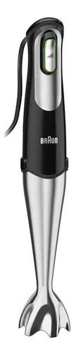 Mixer Braun MultiQuick 7 MQ 700 Soup negro premium y acero inoxidable 220V 750W