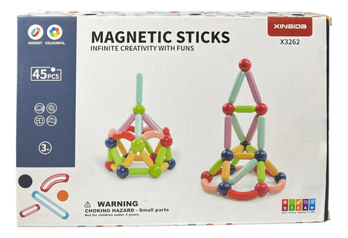 Juego Magnetico 45 Piezas