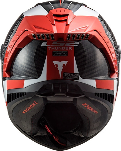 Casco para moto integral LS2 Scope FF805 rojo talla ML