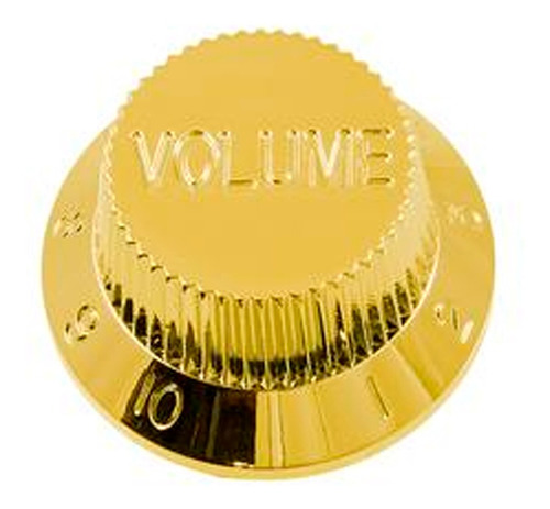 Knob Para Guitarra Stratocaster Volume Dourado Kpv13gd