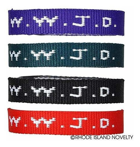 12 Pulseras Wwjd