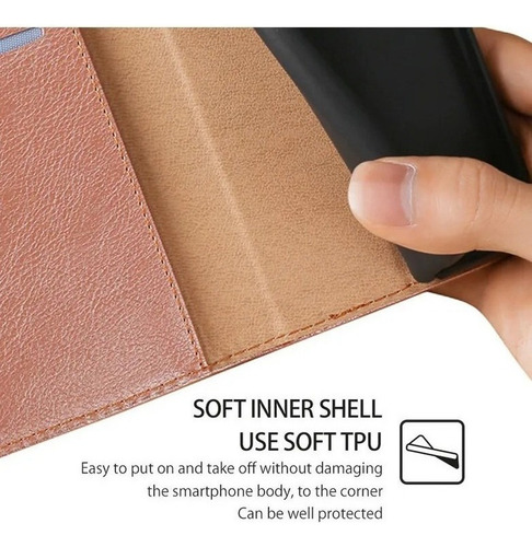 B Funda Protectora Para Motorola Carcasa Case De Cuero
