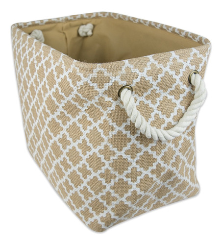 Dii Burlap Storage Collection - Contenedor Plegable Grande,.