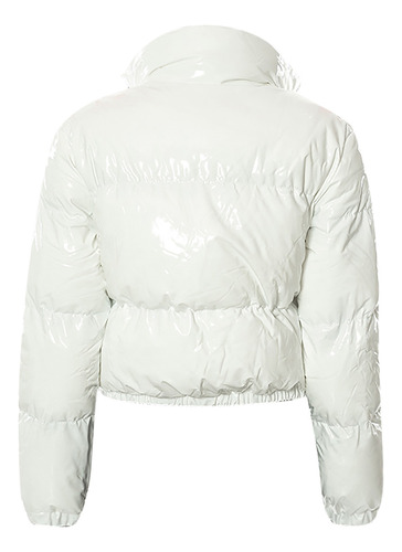 Abrigo De Invierno Para Mujer, Cuello Alto, Cálido, Con Capu