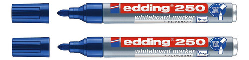 Marcador Pizarra Blanca Recargable Edding 250 X Unidad Color Azul