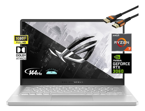 Asus Rog Ryzen 7 5800hs, Geforce Rtx 3060 6gb Gddr6, 16gb 