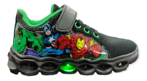 Zapatilla Con Luces Marvel  Avengers Vengadores