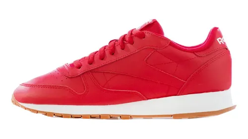 Tenis Mujer Reebok Classic Leather Rojo Env o gratis