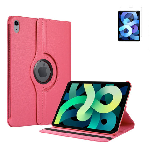 Funda 360º Compatible Con iPad Air 4 5 Gen + Vidrio Templado