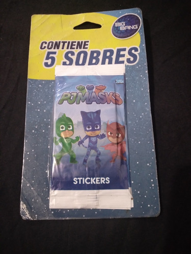 Sobres En Blister Cerrado Album Pj Masks