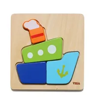 Comprar Juegos Juguete Madera Viga Encastre Niño Didactico Barco