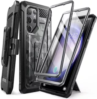 Case Supcase Para Galaxy S23 Ultra 2023 Protector 360° Camo