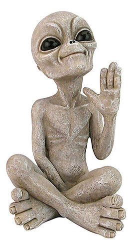 Estatua De Alienígena Del Espacio Exterior De Resina, Figura