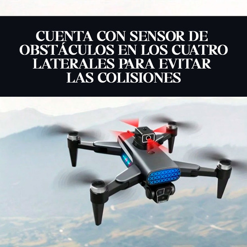 Drone K90 Max Camara C/remoto Luces Sensor Gps Obstaculos Gris